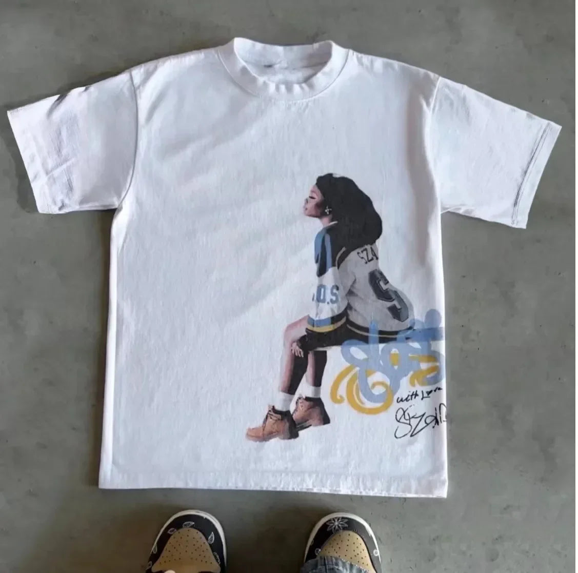 Vintage Casual Girl T-Shirt